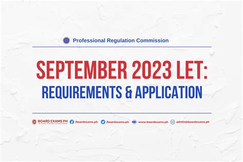 online appointment for let exam 2024|2024 LET Requirements for Filing: Requirements, Deadline, Schedule.